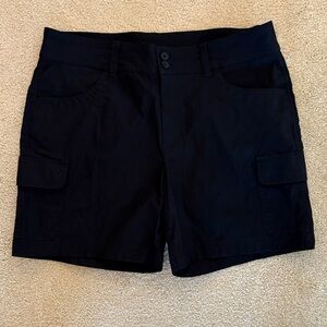 Eddie Bauer Women's Black Cargo Shorts